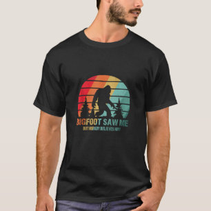 Funny Distressed Bigfoot sah ich glauben Funny Sas T-Shirt