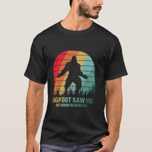 Funny Distressed Bigfoot sah ich glauben Funny Sas T-Shirt