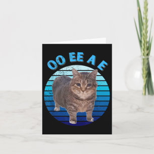 Funny Distressed Oiia Katzenkatze Oi Uiiaa Karte