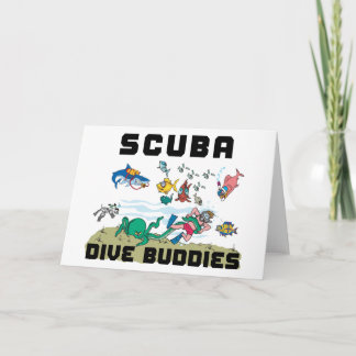 Funny Dive Buddy SCUBA Dive Buddy Karte