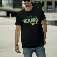 Funny Diving Tennis Player T - Shirt für Sportler