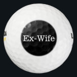 Funny Divorce Geschenk Humore Botschaft Golfer Jok Golfball<br><div class="desc">Funny Divorce Geschenk Humore Botschaft Golfer Joke</div>