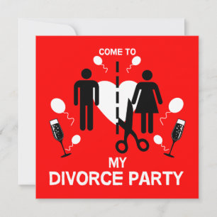 Funny Divorce Invitation