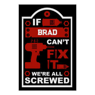 Funny DIY reparieren Poster