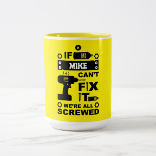 Funny DIY reparieren Zweifarbige Tasse
