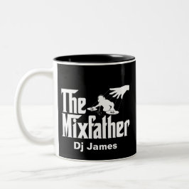 Funny DJ Der MixVater Disk Jockey Remix Zweifarbige Tasse