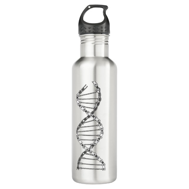 Funny DNA Cycling Bicycle Chain Mountain Bike Lieb Edelstahlflasche (Vorderseite)