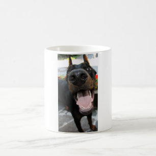 Funny Doberman Kaffeetasse