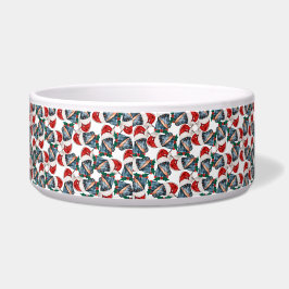 Funny Doberman Name Christmas Pattern Napf