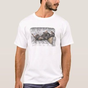 Funny Doberman on Sofa T-Shirt