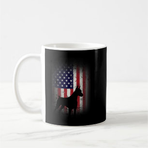 Funny Doberman Pinscher Art für Männer Doberman Kaffeetasse
