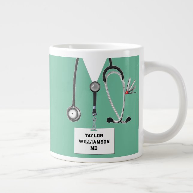 Funny Doctor Gift Jumbo-Tasse (Rechts)