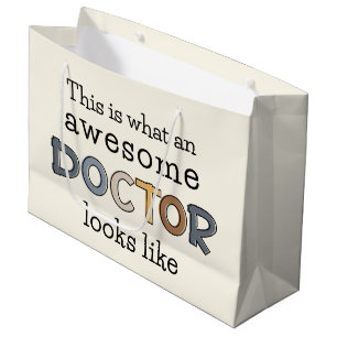 Funny Doctor Gifts Phantastischer Arzt Große Geschenktüte