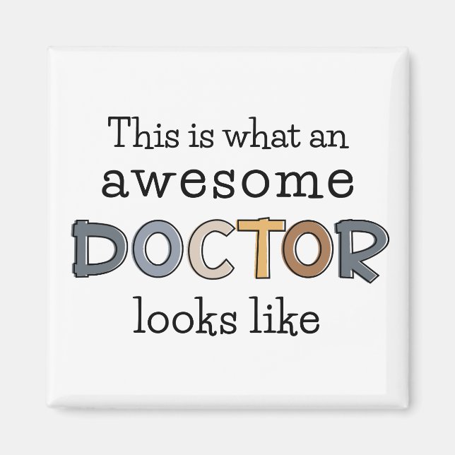 Funny Doctor Gifts | Phantastischer Arzt Magnet (Vorne)