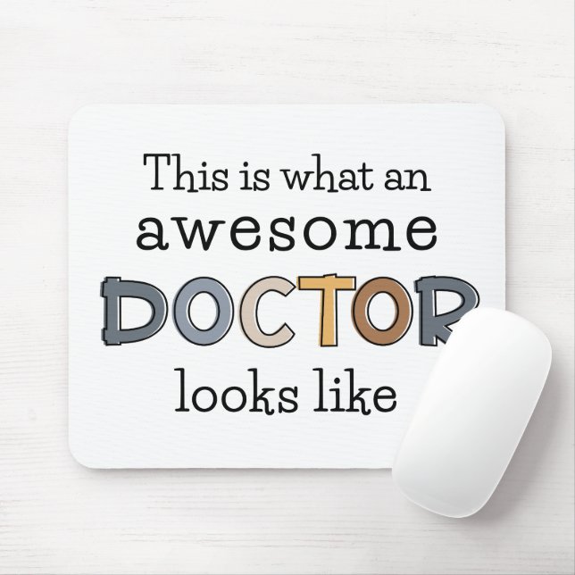 Funny Doctor Gifts | Phantastischer Arzt Mousepad (Mit Mouse)
