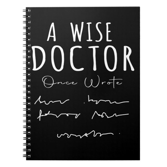 Funny Doctor Handwriting Spaß Nurse Life Notizblock (Vorderseite)