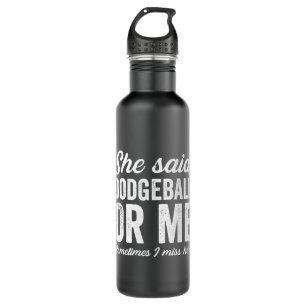 Funny Dodgeball Player Coach Hobby Hobbyist Joke Edelstahlflasche
