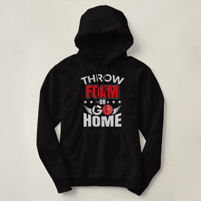Funny Dodgeball Player Hoodie (Design vorne)