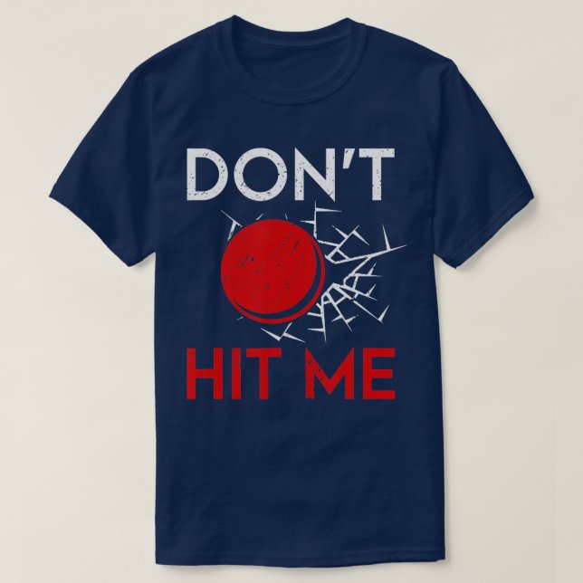 Funny Dodgeball Player Thrower Dont Hit Me TShirt (Design vorne)
