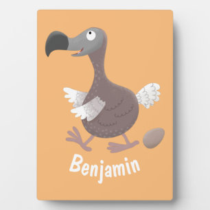 Funny dodo Vogel Cartoon Illustration Fotoplatte