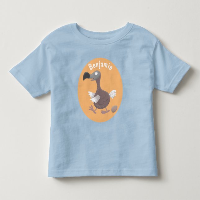 Funny dodo Vogel Cartoon Illustration Kleinkind T-shirt (Vorderseite)