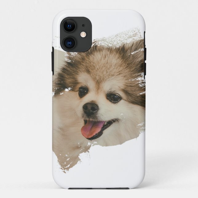 Funny Dog Artwork Case-Mate iPhone Hülle (Rückseite)
