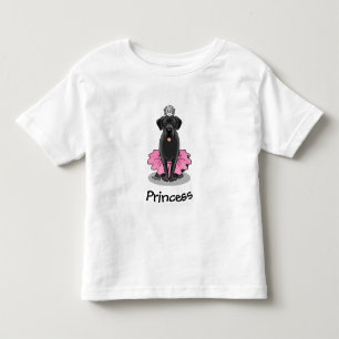 Funny Dog Ballett Princess Black Lab Retriever Kleinkind T-shirt