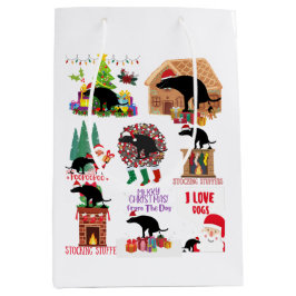Funny Dog Christmas Holiday Humor from Mittlere Geschenktüte