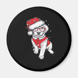 Funny Dog Christmas Pajamas Geschenk für Hunde Lie Magnet