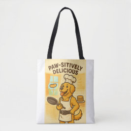 Funny Dog Cooking Tasche