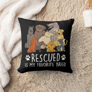 Funny dog design für Damen und Herren mit humorvol Kissen