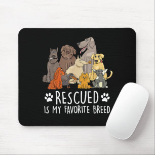 Funny dog design für Damen und Herren mit humorvol Mousepad