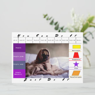 Funny Dog Education Game Einladung