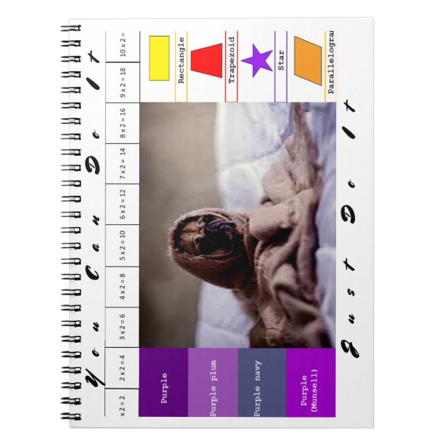 Funny Dog Education Game Notizblock (Vorderseite)