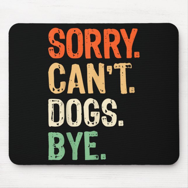 Funny Dog Eigentümer Training Lover Mama Vater Sor Mousepad (Vorne)