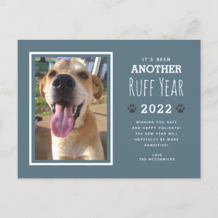 Funny Dog Foto Ruff Jahr 2022 Weihnachten