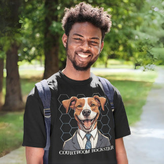 Funny Dog Geschenke für Anwaltskanzlei T-Shirt