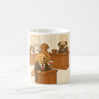 Funny Dog Lawyer Kaffeetasse