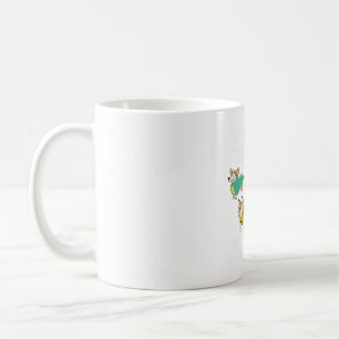 Funny Dog liebt Halloween Puppy-Kostüm Kaffeetasse
