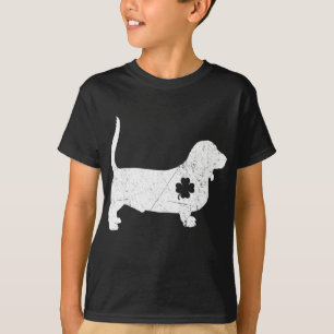 Funny Dog Lover Basset Hound Kostüm St Patrick's T-Shirt