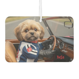 Funny Dog Lover Gift Custom Air Freshener Autolufterfrischer