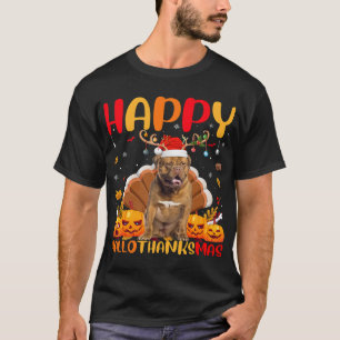 Funny Dog Lover Happy Dogue De Bordeaux Dog HelloT T-Shirt