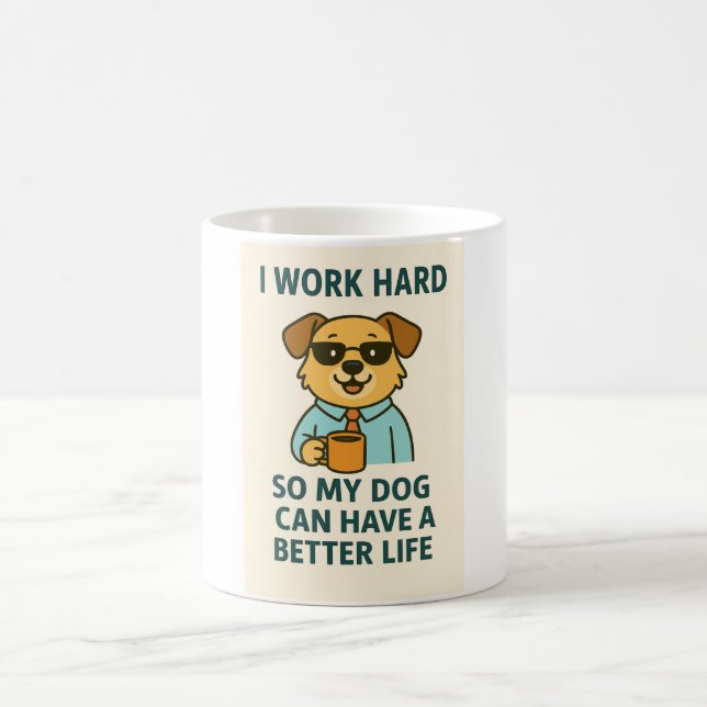 Funny Dog Lover Mug Kaffeetasse (Mittel)