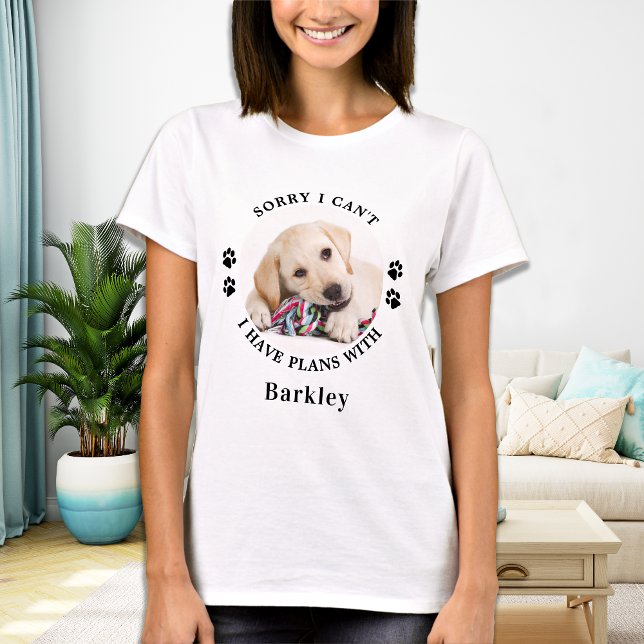 Funny Dog Lover Personalisiert Pet Foto T-Shirt (Von Creator hochgeladen)