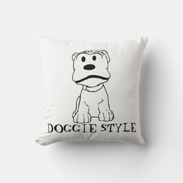 Funny Dog Lover Pillows Kissen (Vorderseite)