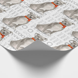 Funny Dog Lover Staffordshire Terrier Geschenkpapier