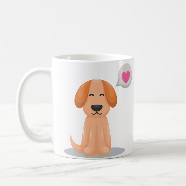 Funny Dog Lover Tasse - Geschenk für Hauseigentüme (Links)