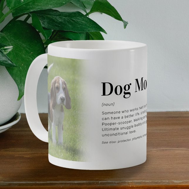 Funny Dog Mama Definition Foto Kaffeetasse (Von Creator hochgeladen)