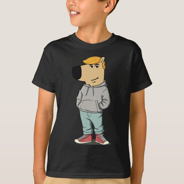Funny Dog Meme Trump hat wieder viel gemacht T-Shirt (Vorderseite)