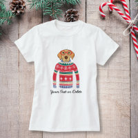 Funny Dog mit Brille, Ugly Christmas Sweater